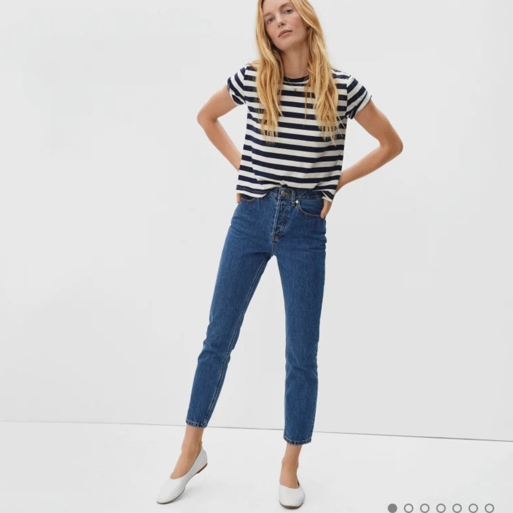 Everlane Classic Straight Leg Jeans - Indigo